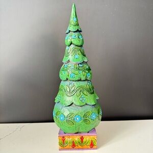 Jim Shore Heartwood Creek “O’ Tannenbaum” Christmas Tree Decorative Figurine